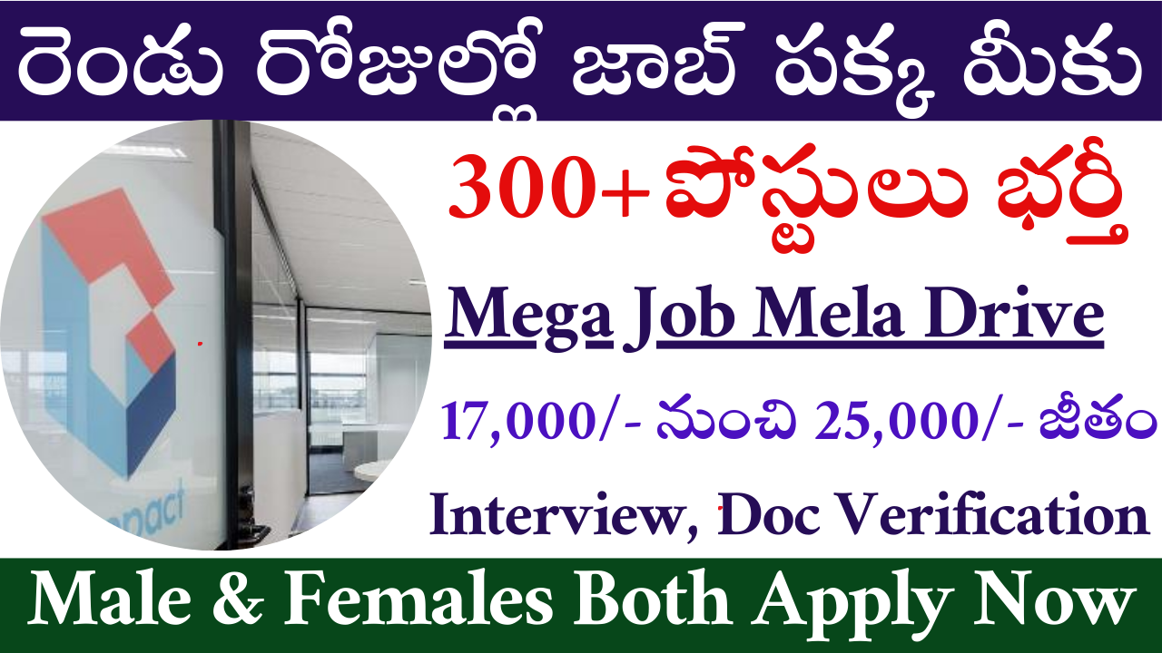 Genpact Mega Job Mela Drive 2024