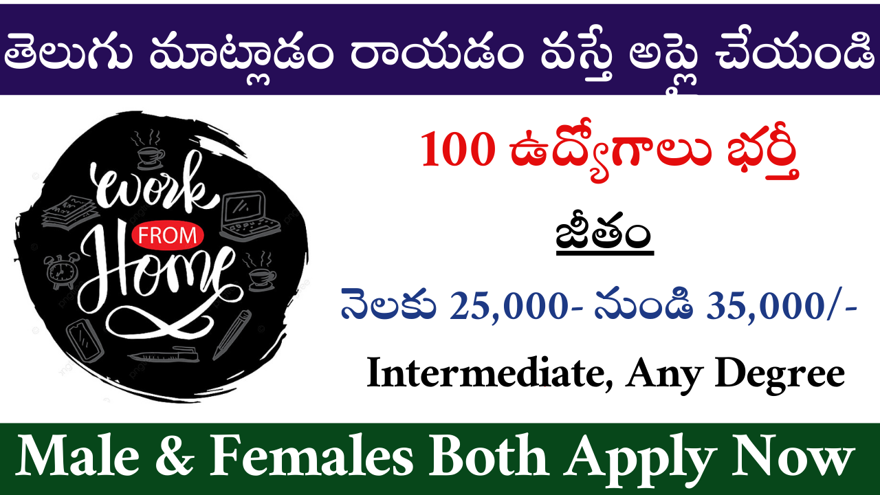 Work From Home Telugu Jobs 2025